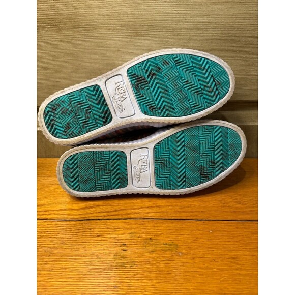 Reba by Justin RML080 Alice Black Suede Multi Color Stripe Western Sneaker 9 M - Picture 6 of 7